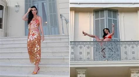 katy perry hot body|Katy Perry Poses on a Balcony in Tiny Orange Bikini